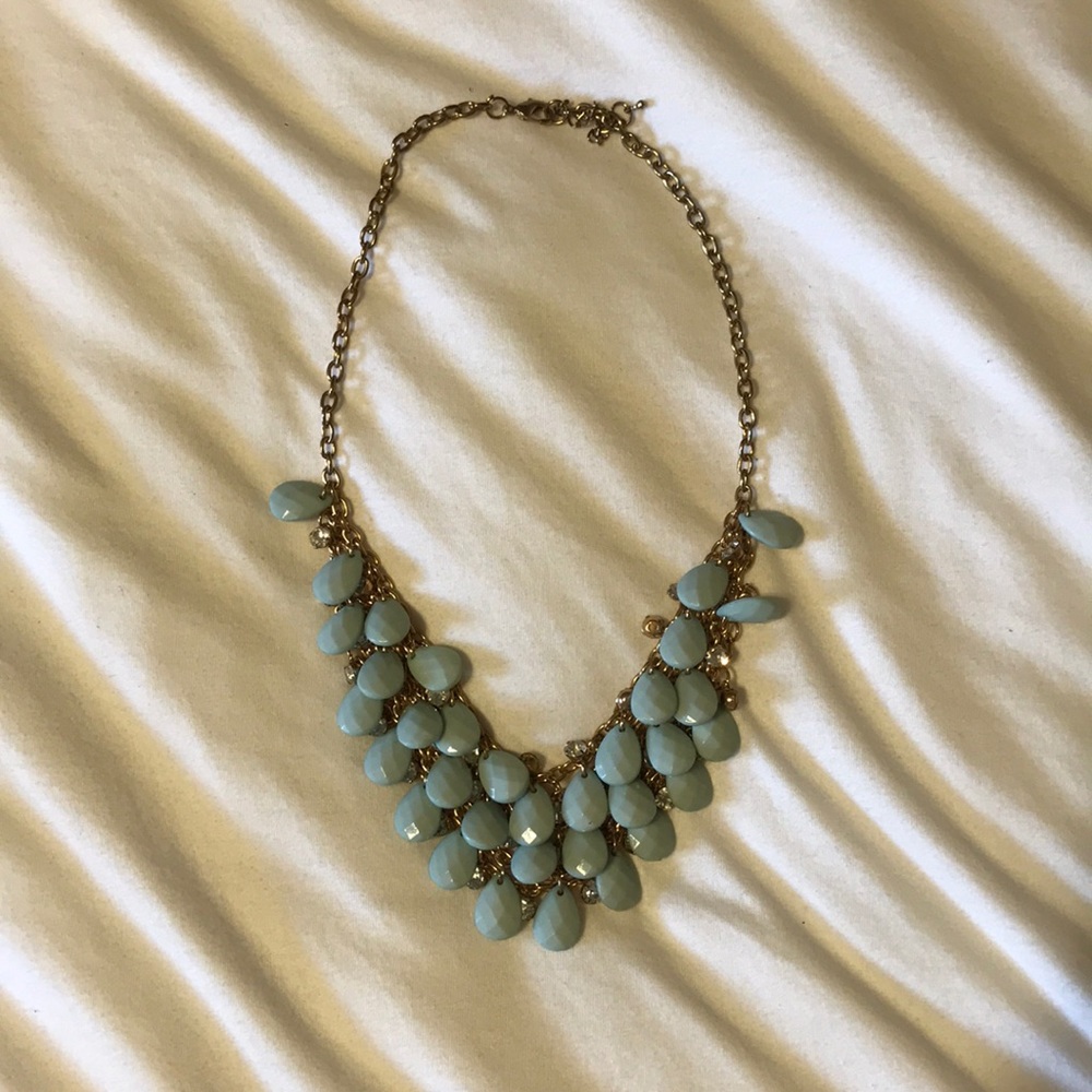 NWOT Francescas Turquoise Statement Necklace